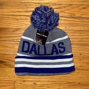 ‼️NWT Dallas Unisex Cuff Pom Hat